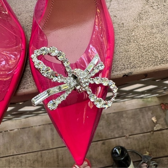 Amina Muaddi Rosie 110mm Crystal Embellished Pump - Picture 8 of 10
